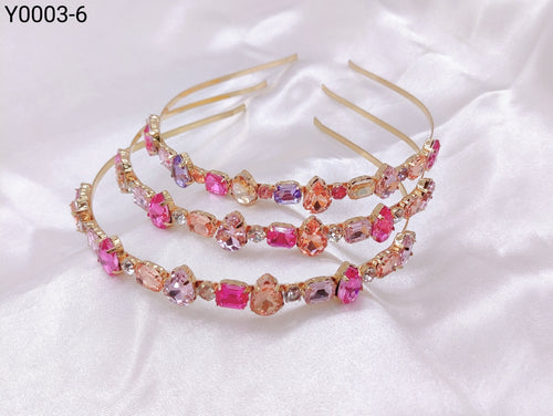 Tiara Pedraria 1 dúzia com 12 pçs (Y0003-6)