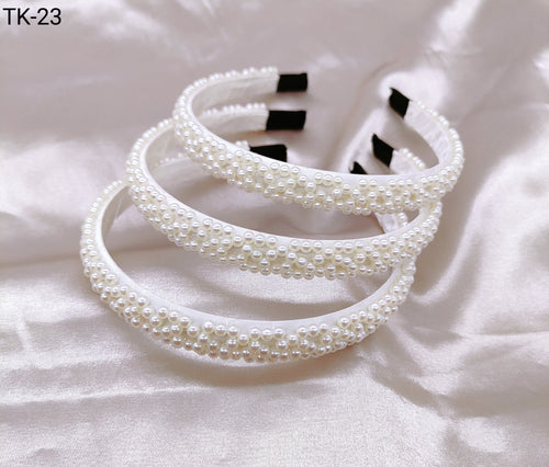 Tiara Pérola 1 dúzia com 12 pçs (TK-23)