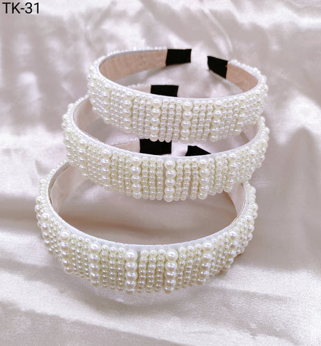 Tiara Pérola 1 dúzia com 12 pçs (TK-31)