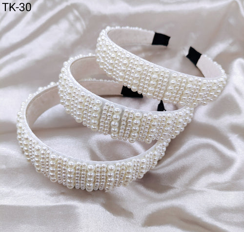 Tiara Pérola 1 dúzia com 12 pçs (TK-30)