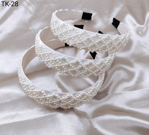 Tiara Pérola 1 dúzia com 12 pçs (TK-28)