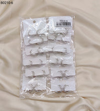 Carregar imagem no visualizador da galeria, Brincos Folheados de Zircônia 1 dúzia com 12 pçs (B0210-6)