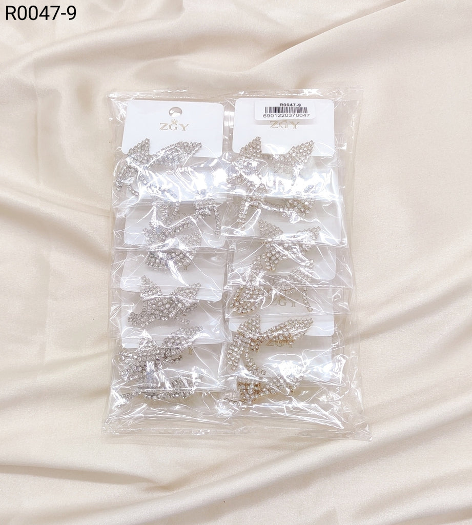 Brincos de Strass para Festa 1 dúzia com 12 pçs (R0047-9)