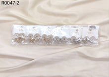 Carregar imagem no visualizador da galeria, Brincos de Strass para Festa 1 dúzia com 12 pçs (R0047-2)