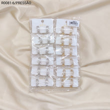 Carregar imagem no visualizador da galeria, Brincos Folheados Pressão 1 dúzia com 12 pçs (R0081-6)