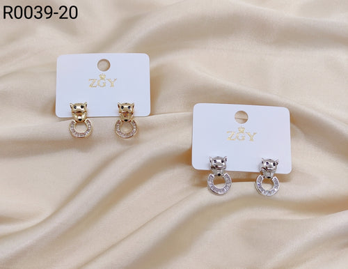 Brincos Folheados 1 dúzia com 12 pçs (R0039-20)