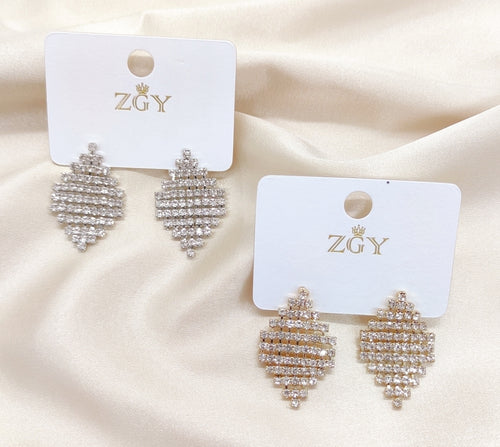 Brincos de Strass para Festa 1 dúzia com 12 pçs (R0047-14)