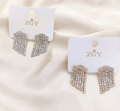 Brincos de Strass para Festa 1 dúzia com 12 pçs (R0047-16)