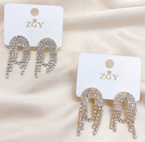 Brincos de Strass para Festa 1 dúzia com 12 pçs (R0047-2)