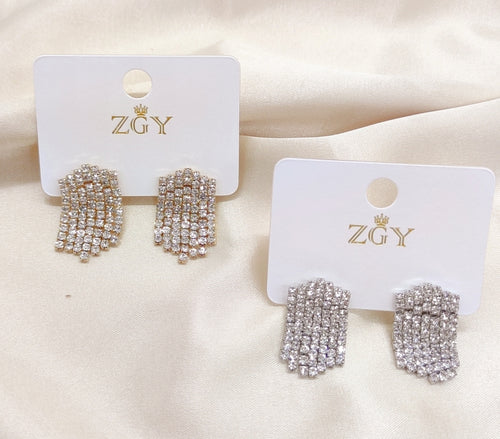 Brincos de Strass para Festa 1 dúzia com 12 pçs (R0047-8)