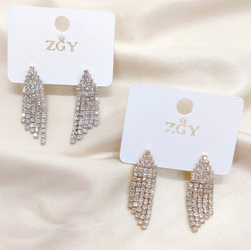 Brincos de Strass para Festa 1 dúzia com 12 pçs (R0047-9)