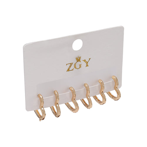 Brincos Folheados Kit 6 1 Dúzia com 12 cartelas (R0106)