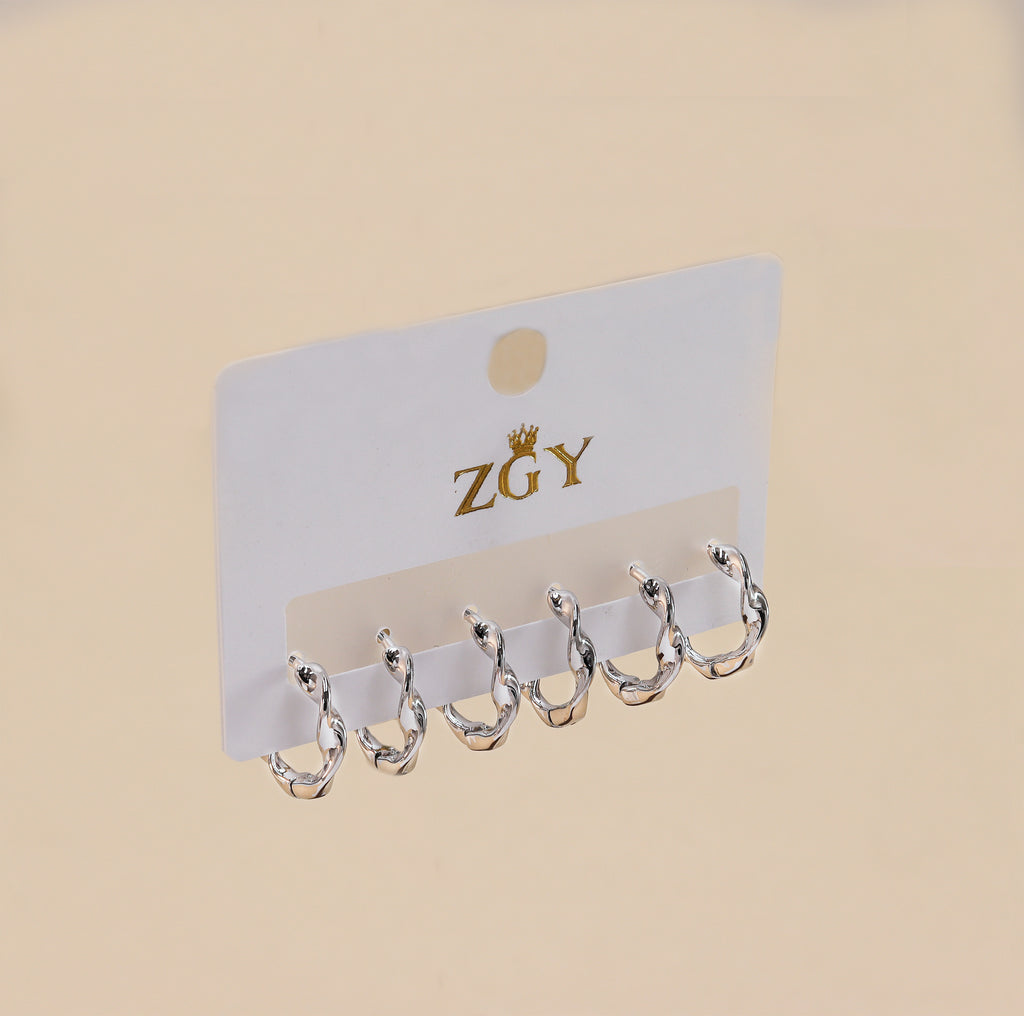 Brincos Folheados Kit 6 1 Dúzia com 12 cartelas (R0108)