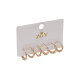 Brincos Folheados Kit 6 1 Dúzia com 12 cartelas (R0108)
