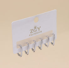Carregar imagem no visualizador da galeria, Brincos Folheados Kit 6 1 Dúzia com 12 cartelas . (R0110)