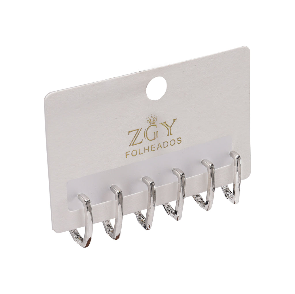 Brincos Folheados Kit 6 1 Dúzia com 12 cartelas . (R0110)
