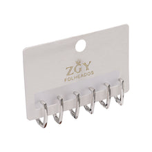 Carregar imagem no visualizador da galeria, Brincos Folheados Kit 6 1 Dúzia com 12 cartelas . (R0110)